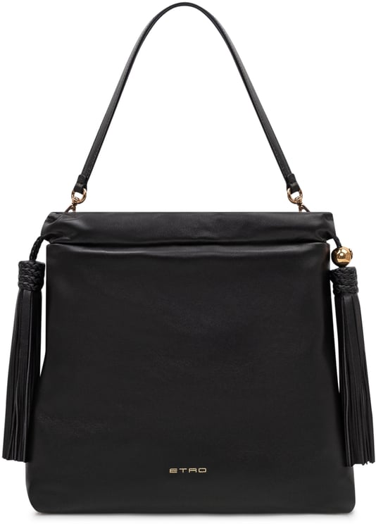 Etro Borsa a Spalla con Nappine e Manico Singolo