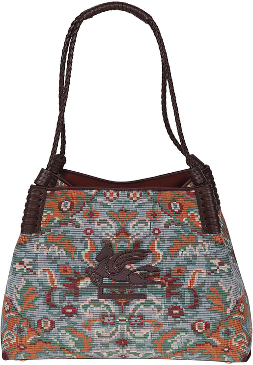 Etro Medium Libra Shopping Bag Multicolour