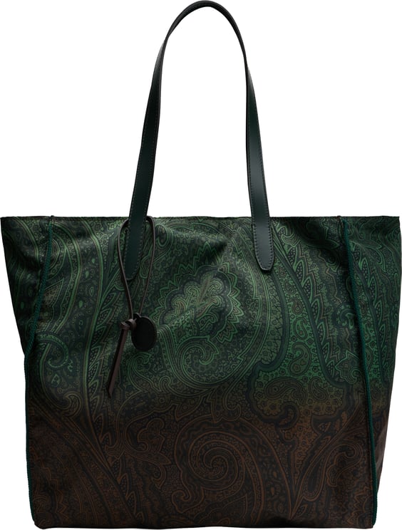 Etro Elegant tote bag with paisley pattern