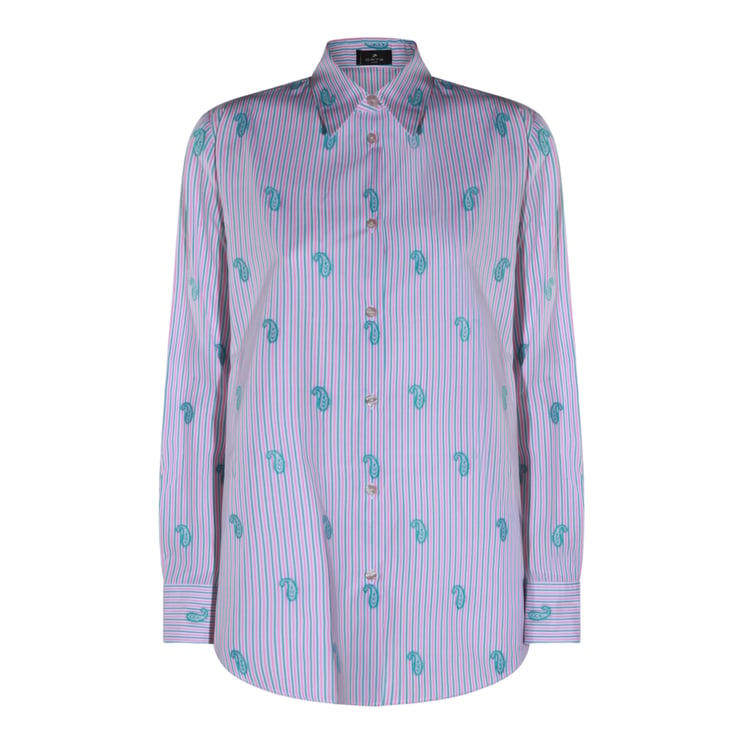 Etro Long-Sleeve Striped Shirt