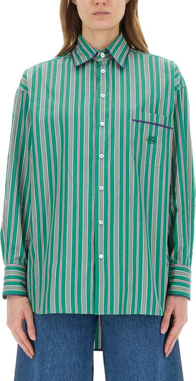 Etro Striped Jacquard Shirt