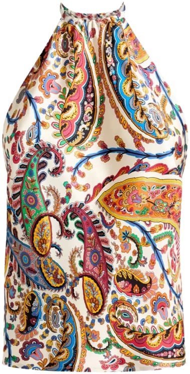 Etro tie up bandana top divers