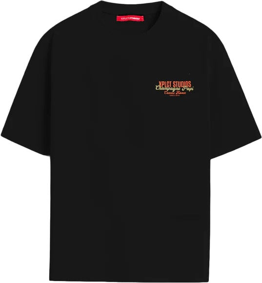 XPLCT Xplct Champagne tee XPL-2603-03 black