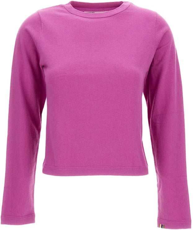 Extreme Cashmere Oleander Pink N.451 Lisa Short Sleeve Sweater