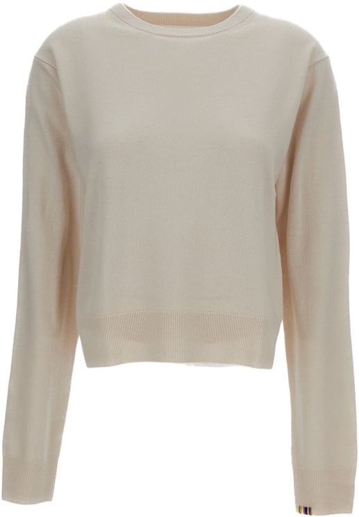 Extreme Cashmere Milk White N.475 March Crew Neck Sweater