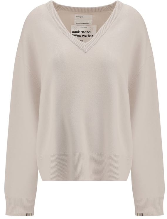 Extreme Cashmere Extreme Cashmere White Cashmere Sweater