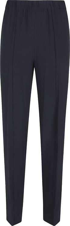Fabiana Filippi Tapered Black Trousers with Elastic Waistband