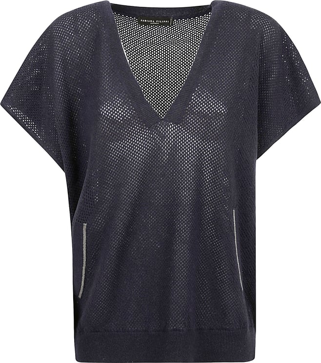 Fabiana Filippi Classic Wool Top with Refined Finish