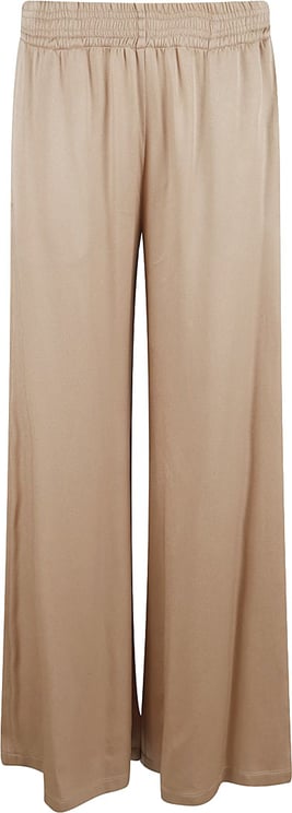 Fabiana Filippi Beige Wide-Leg Trousers With Elasticated Waist