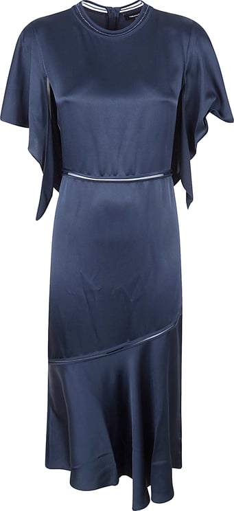 Fabiana Filippi Asymmetrical Hem Midi Dress