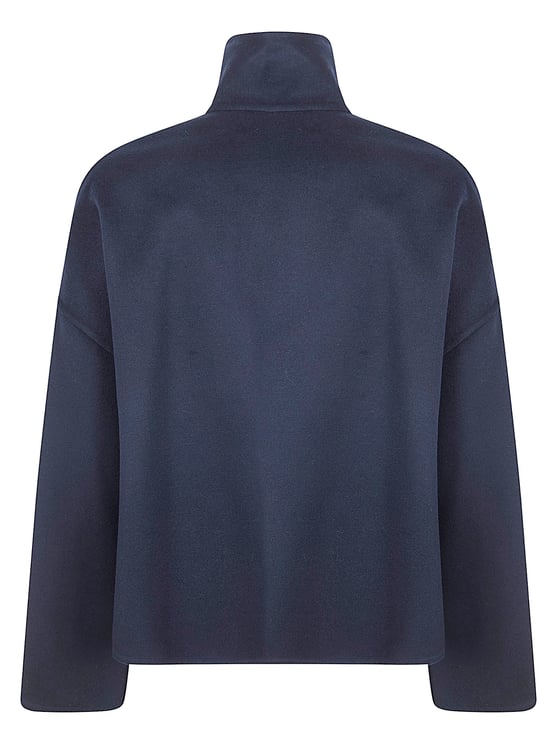 Fabiana Filippi Cropped Boxy Long-Sleeves with High Collar