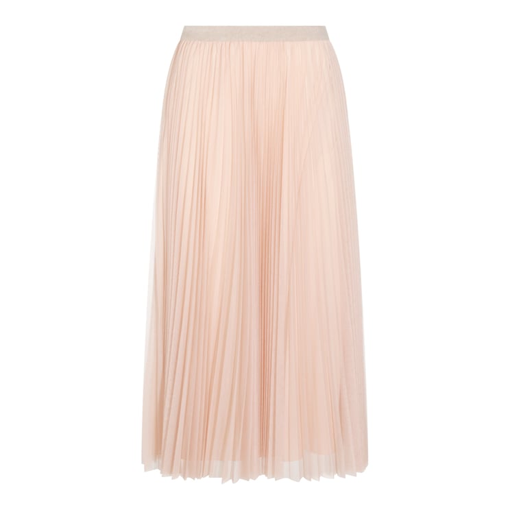 Fabiana Filippi Casha Tulle Draped Line Maxi Skirt