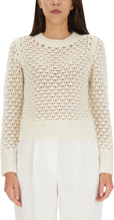 Fabiana Filippi Perforated Mesh Sweater