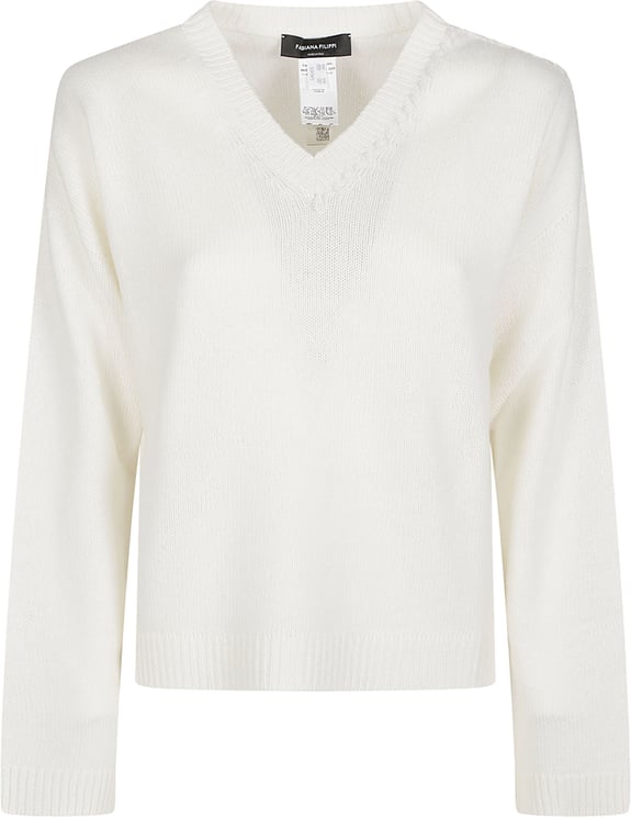 Fabiana Filippi V Neck Sweater Nude