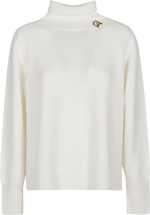Fabiana Filippi Turtle Neck Sweater Nude