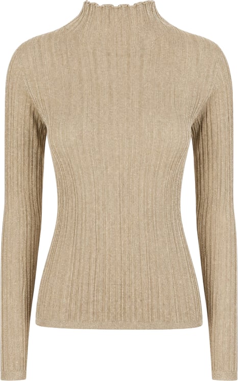 Fabiana Filippi Fabiana Filippi Metallized viscose blend top