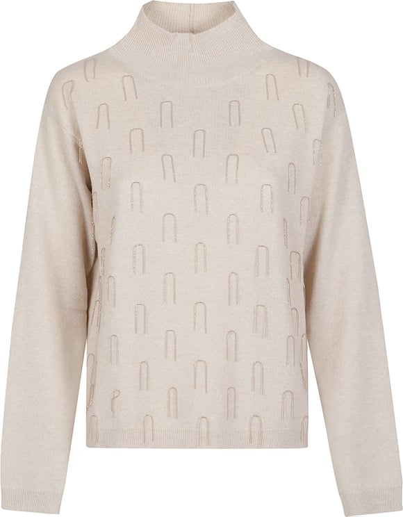 Fabiana Filippi Turtle Neck Sweater Brown