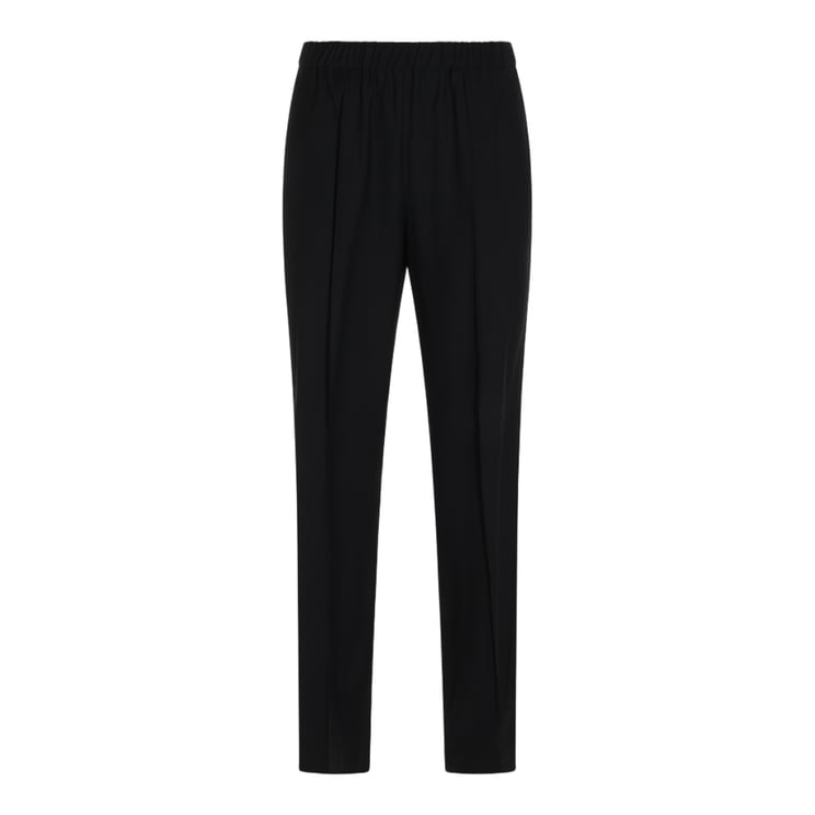 Fabiana Filippi Straight-Leg Trousers With Gathered Waistband And Seam Detail
