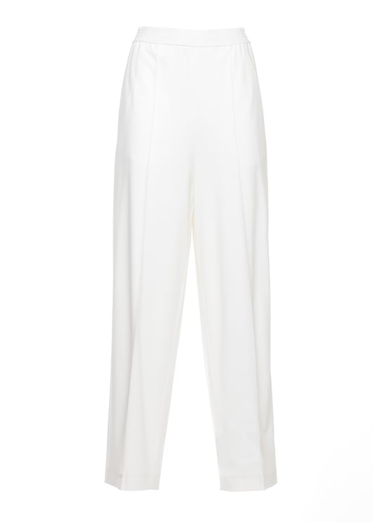Fabiana Filippi White Lightpoint Detail Viscose Pants