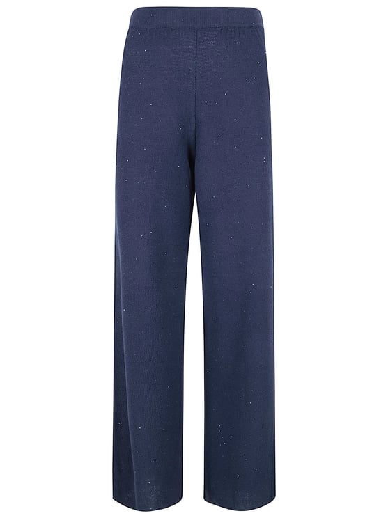 Fabiana Filippi Cropped Wide-Leg Trousers with Subtle Shimmer