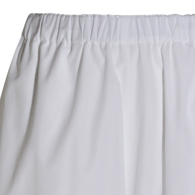 Fabiana Filippi Relaxed White Trousers with Elastic Waistband