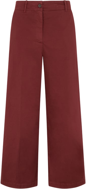 Fabiana Filippi Baggy bordeaux colored pants, minimalist and chic.