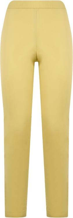 Fabiana Filippi Elegant yellow pants in soft fabric