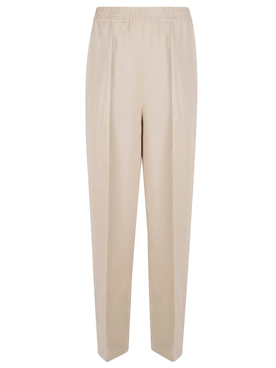 Fabiana Filippi Relaxed Fit Lightweight Trousers with Elegant Pleats