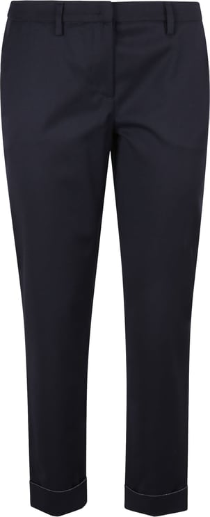 Fabiana Filippi Straight-Leg Black Trousers with Tailored Design