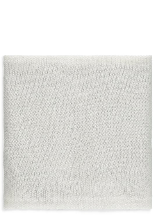Fabiana Filippi Gradient Sequined Scarf in Grey and Ivory
