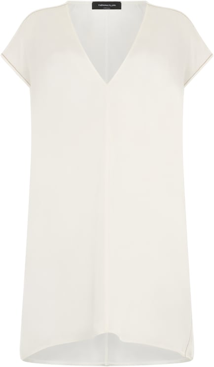 Fabiana Filippi Blouse with elegant V-neck.