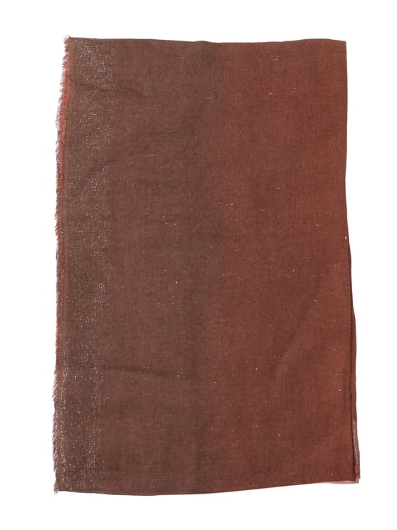 FALIERO SARTI Rectangular Gradient Scarf with Delicate Fringed Edges