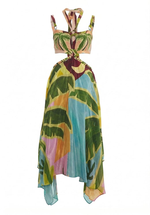FARM Rio Wool maxi dress