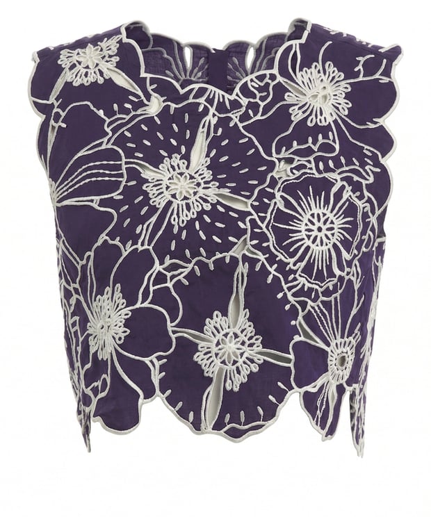 FARM Rio Top with floral pattern