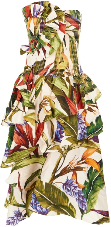 FARM Rio Farm Rio Printed cotton dress