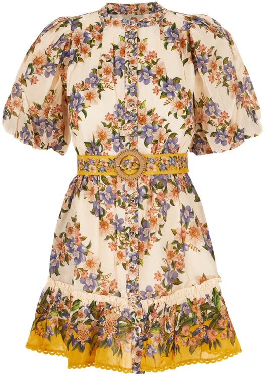 FARM Rio Farm Rio Printed cotton dress