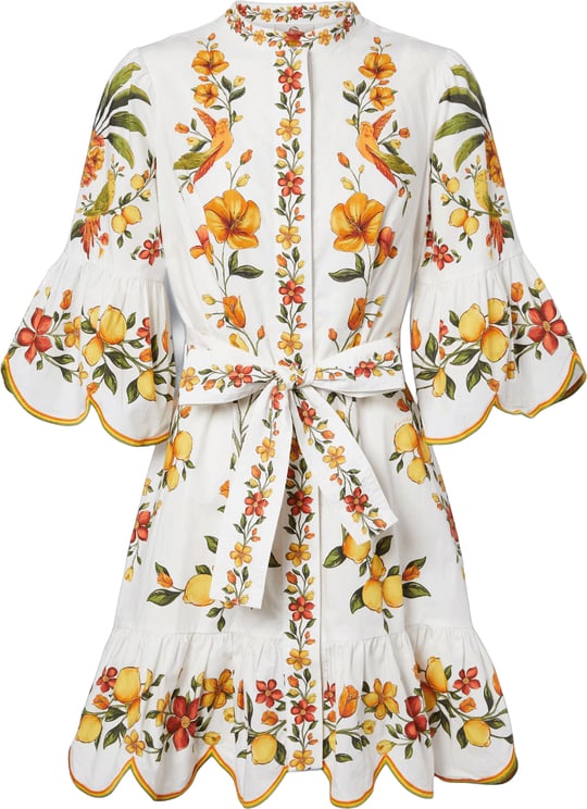 FARM Rio LEMON BOUQUET MINI DRESS