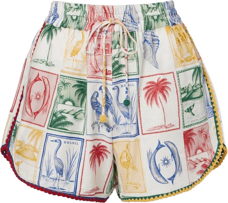 FARM Rio BRAZILIË VINTAGE GEBROKEN WITTE KORTE