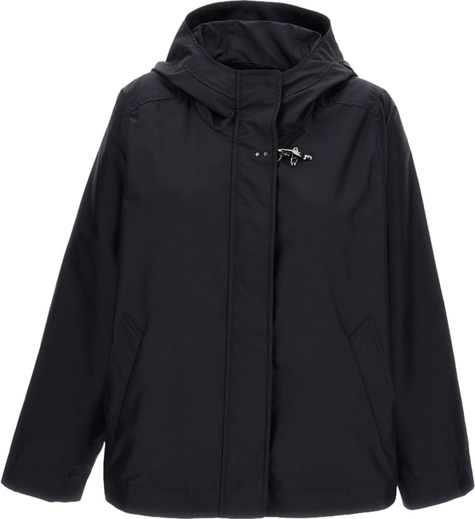 Fay Water-Repellent Technical Poplin Short Parka