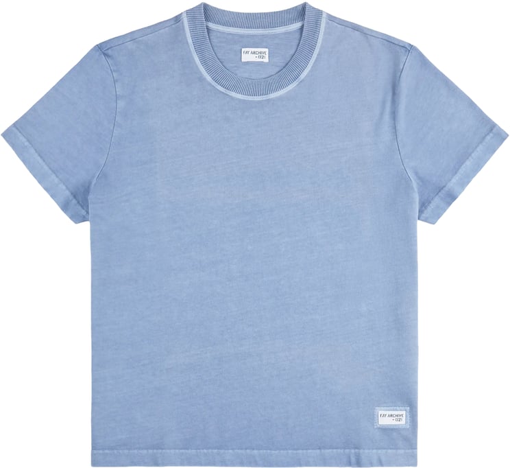 Fay T-Shirts And Polos Pale Blu