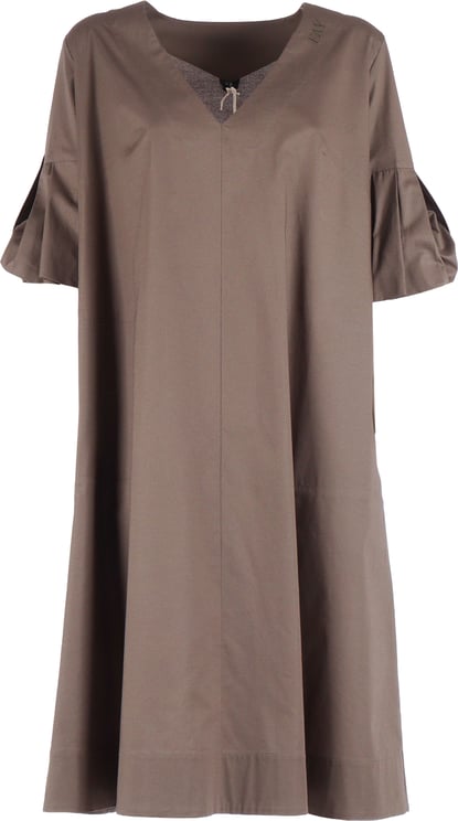 Fay V Neck Short Sleeve Ruffled Dress