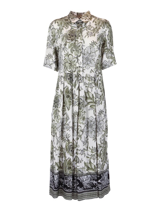 Fay Knee Length Floral Chemisier Day Dress