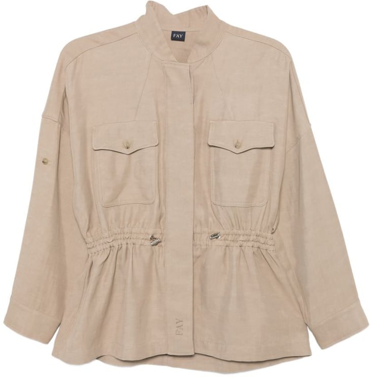 Fay Shirts Corda Scuro