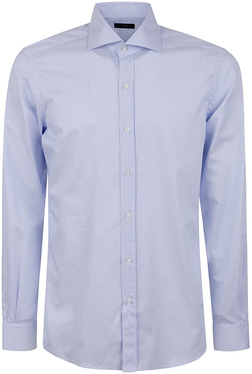 Fay Shirts Bianco Celeste