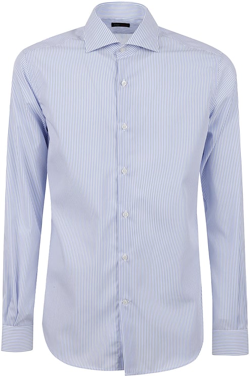 Fay Shirts Bianco Celeste