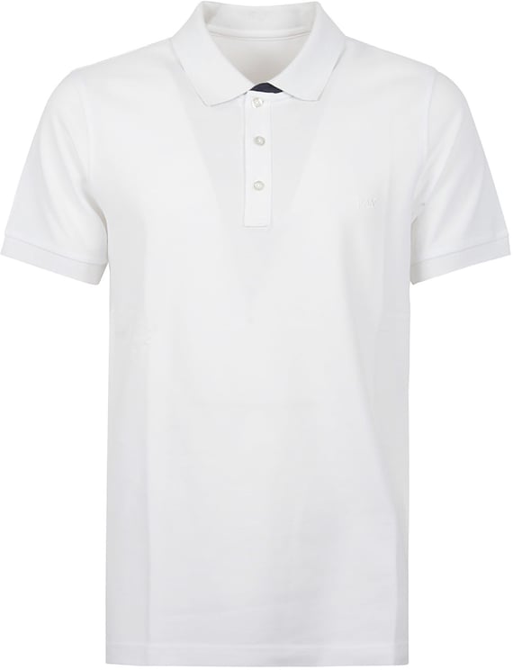 Fay Short Sleeve Polo Shirt White