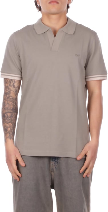 Fay T-Shirts And Polos Dove Grey