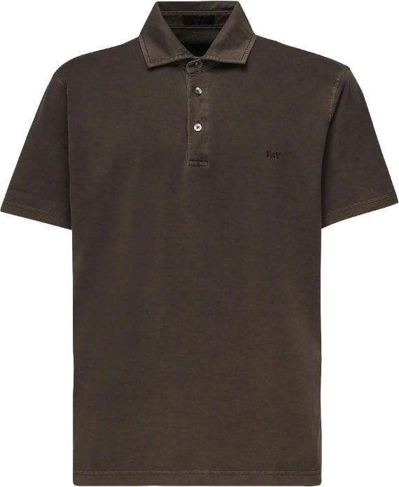 Fay T-Shirts And Polos Marrone