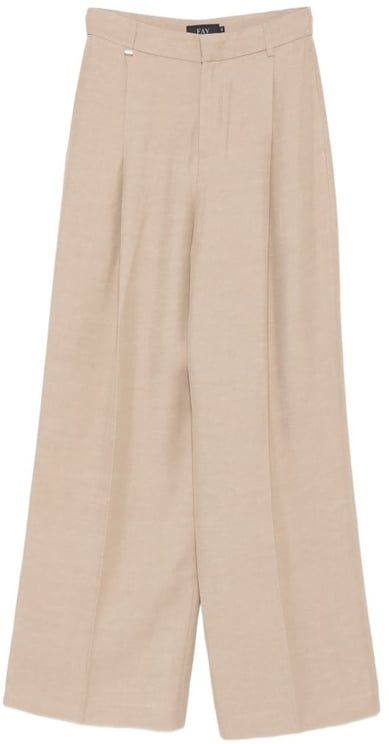 Fay Trousers Marrone Chiaro