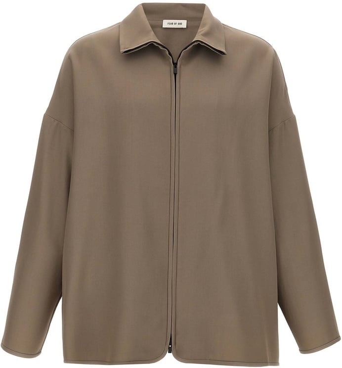 Fear of God Fear Of God Beige Virgin Wool Full-Length Jacket